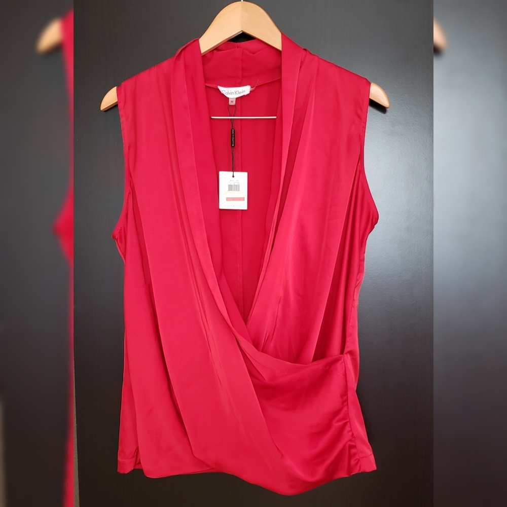 Calvin Klein Blouse, NWT, Size M